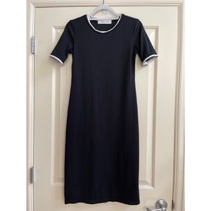 Sonnet James black short sleeve play dress
